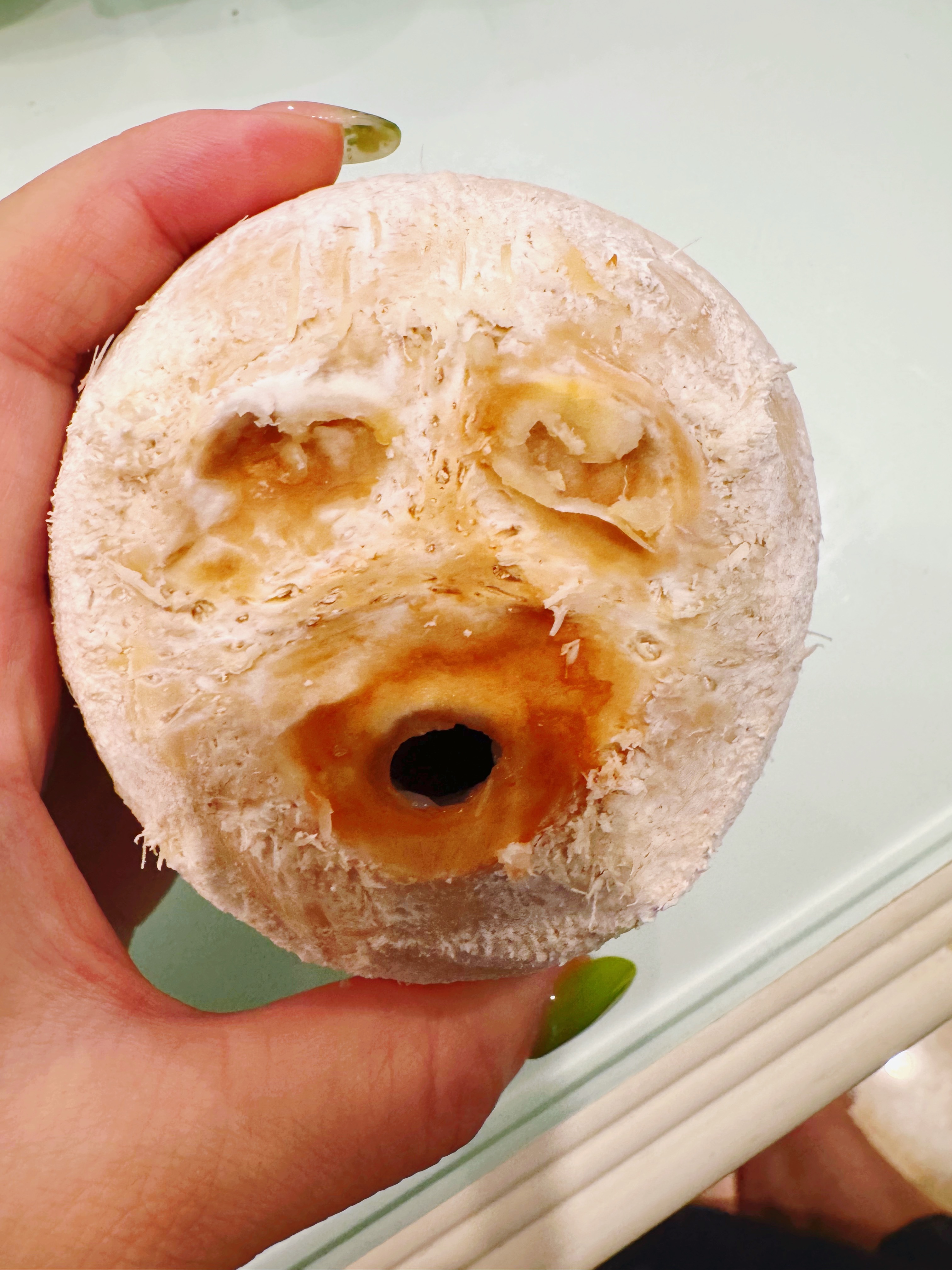 今天开个椰子，喝完有点像个猴头！ 