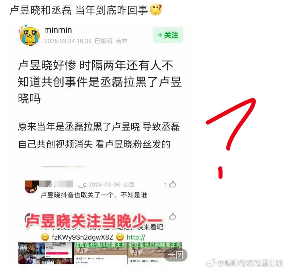 卢昱晓和丞磊这是咋了，丞磊WWZZ，咋又把责任推给丞磊了？ 