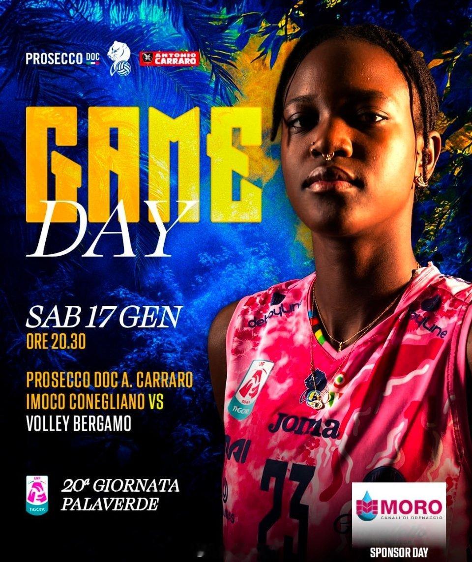 朱婷朱婷留洋第七季 GameDay⚔️科内利亚诺🆚贝加莫 