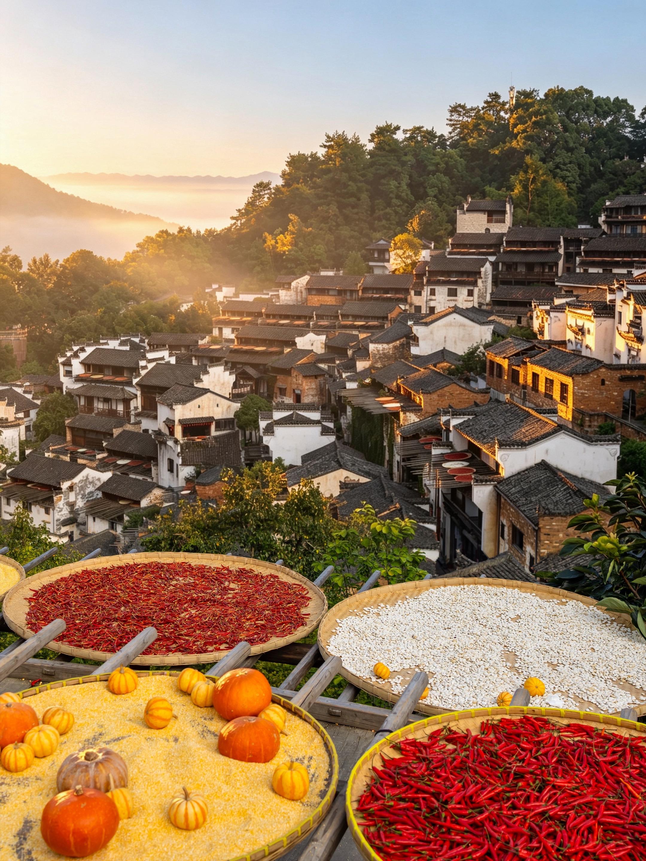 接下来的婺源，堪称国内赏秋天花板❗️。《国家地理》评为「中国最美乡村」...