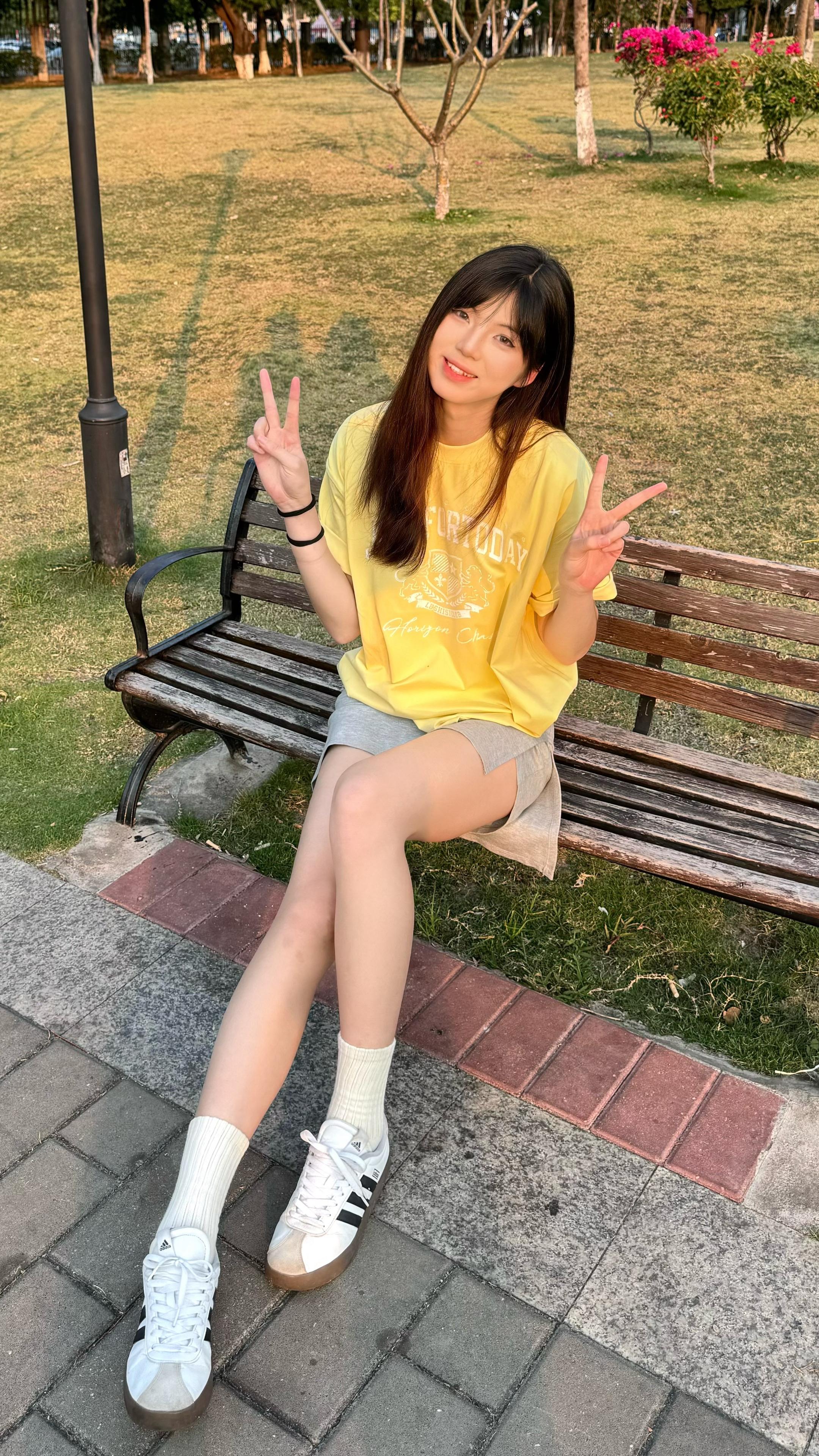春天是她最爱的季节