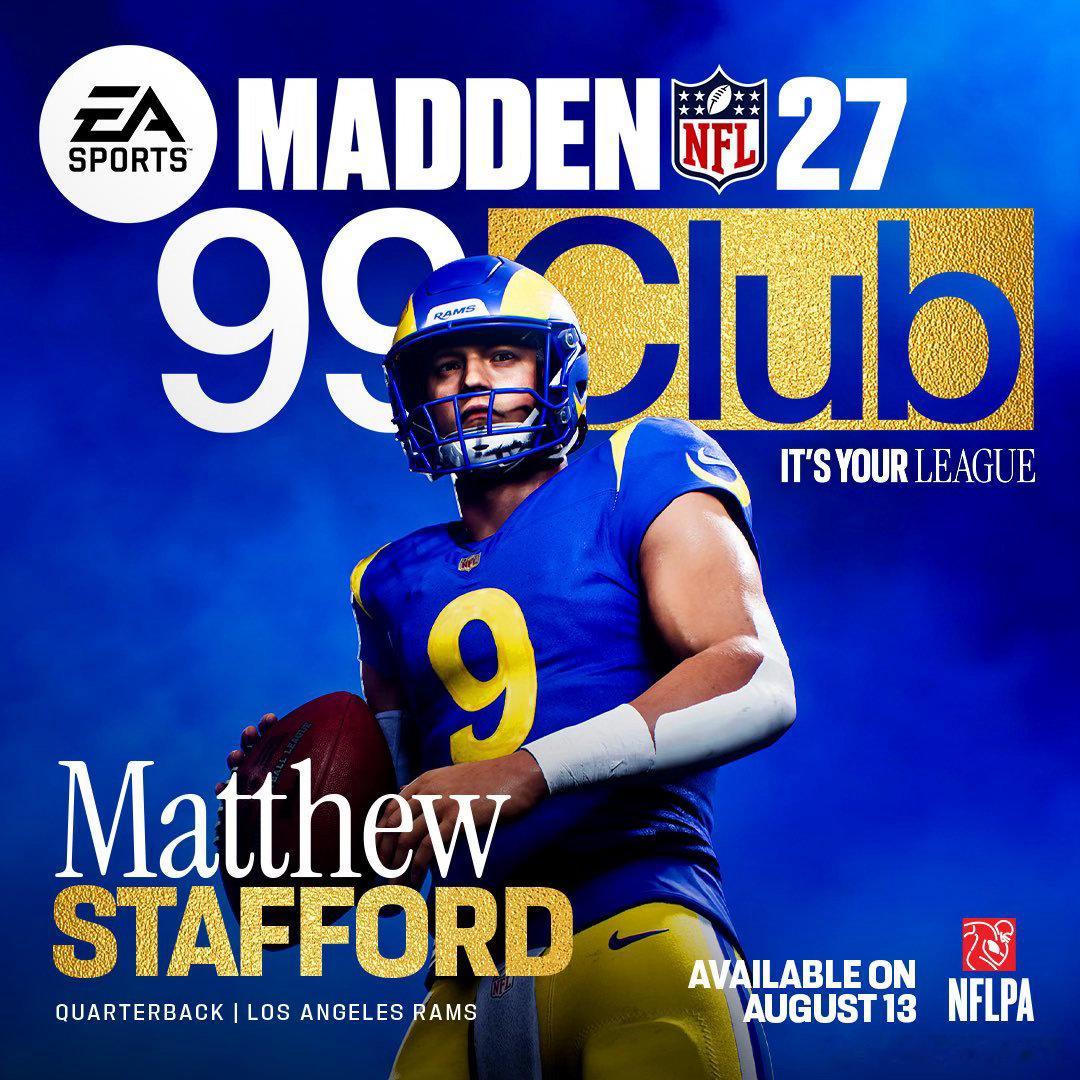 Madden 27公布了99评分球员— Bills QB Josh Allen—