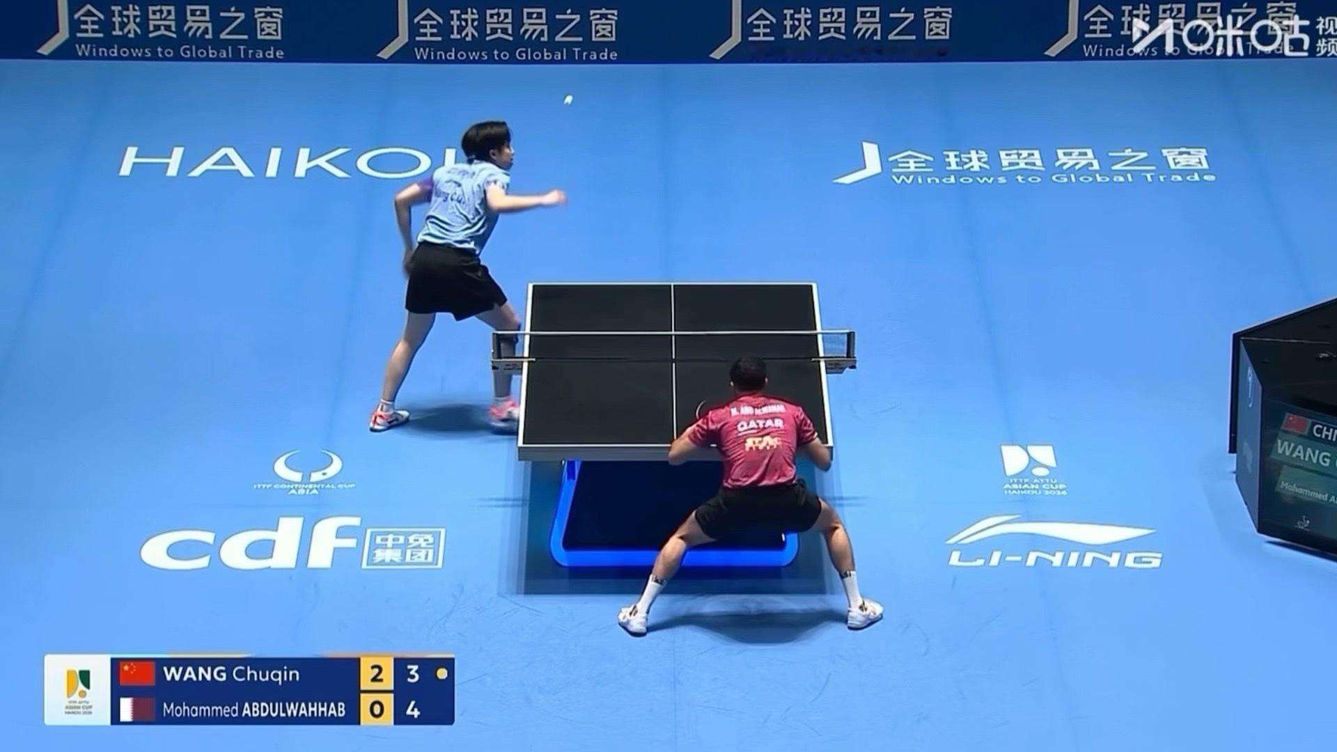 倒地爆冲王楚钦 vs 穆罕默德·阿卜杜勒瓦哈卜