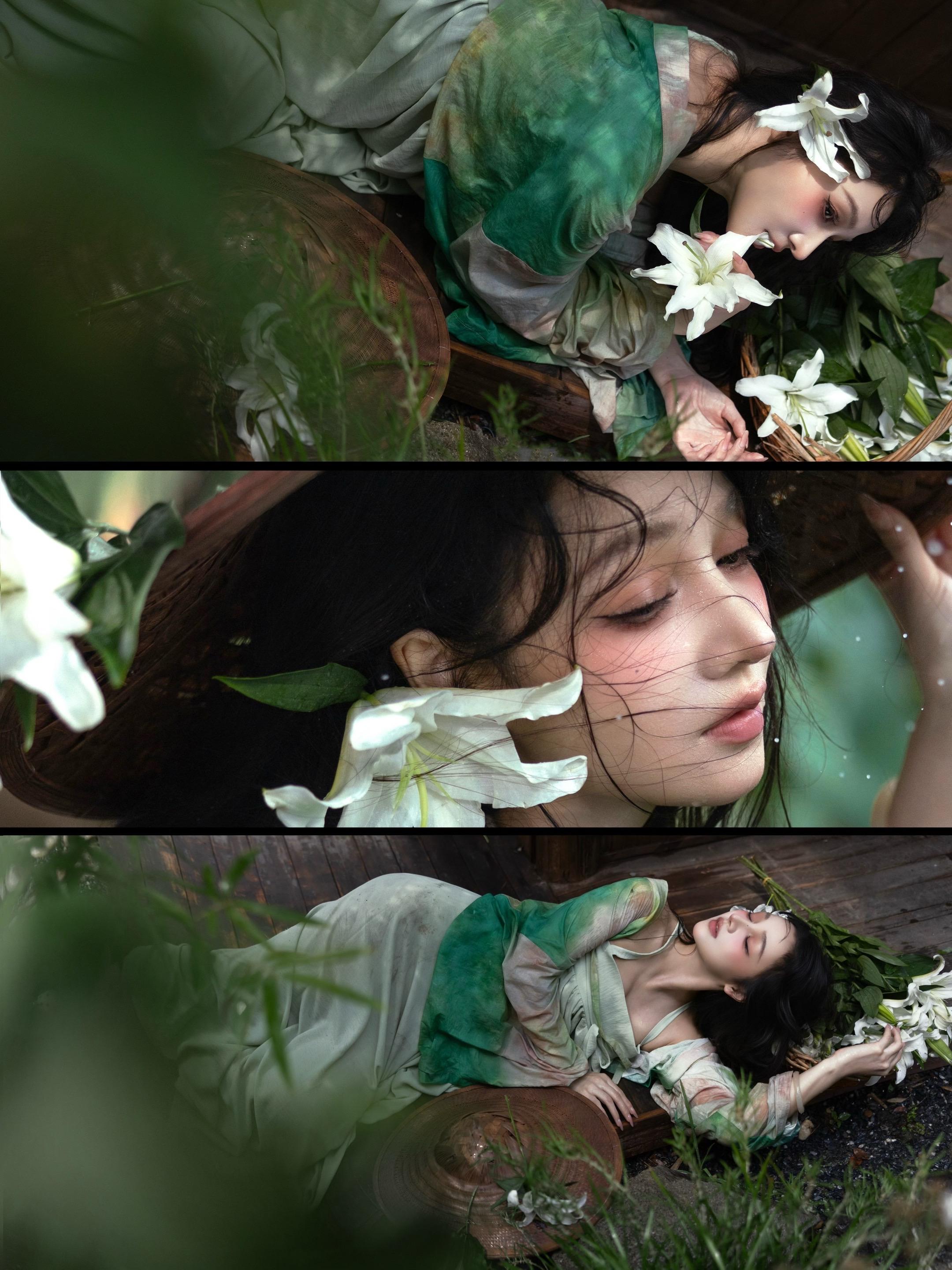 ‘ 绿是光的投影、也是未醒的梦境 ’