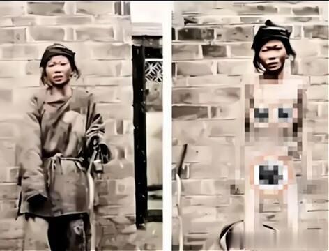 1906年，一位清朝女子自愿脱下衣服，让洋人拍下这组照片，是什么让她如此不顾脸面