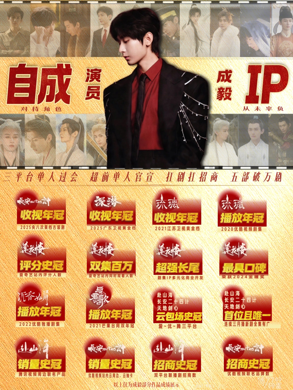 成毅真的很争气，内娱自成IP第一人! 