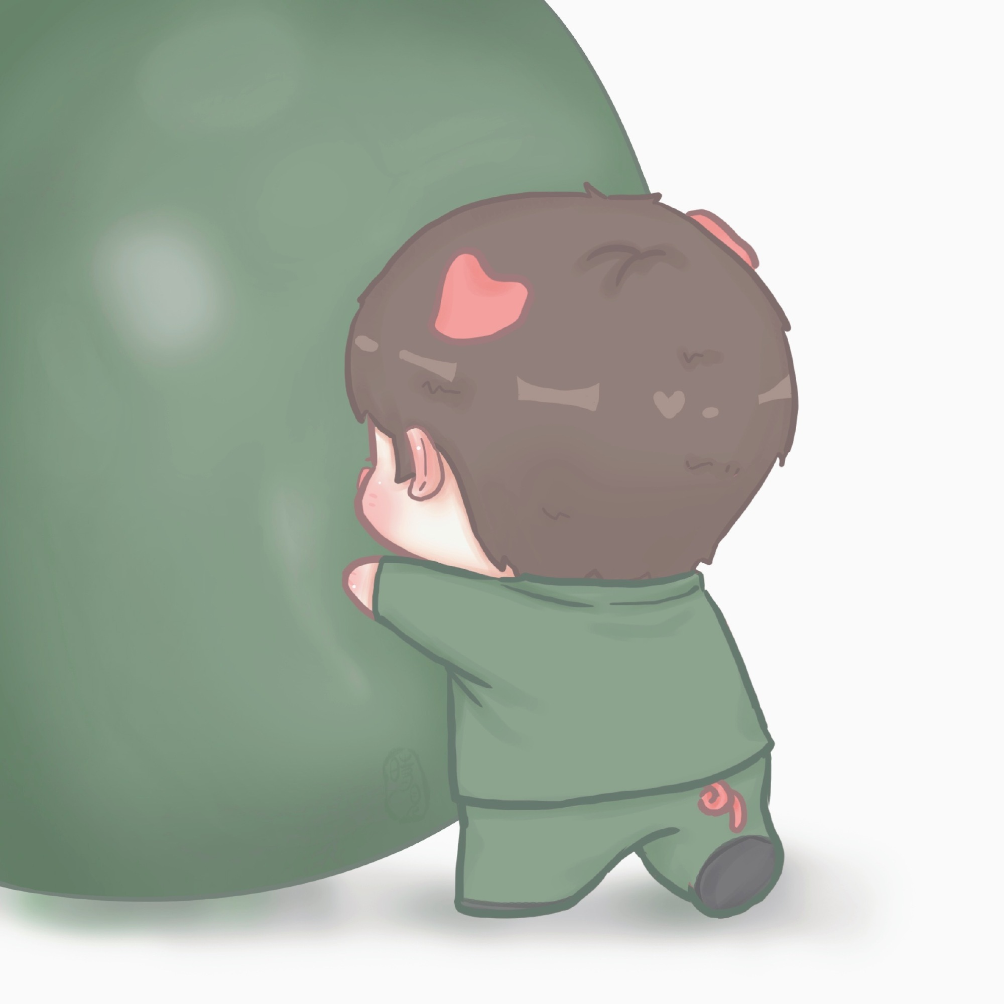 博君一肖 一对可爱的宝宝❤️💚 