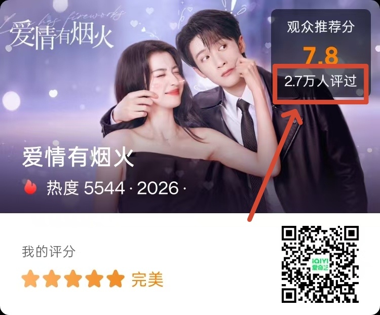 说真的我真忍不了，2.7w人评分 别懒！檀健次李亦非 