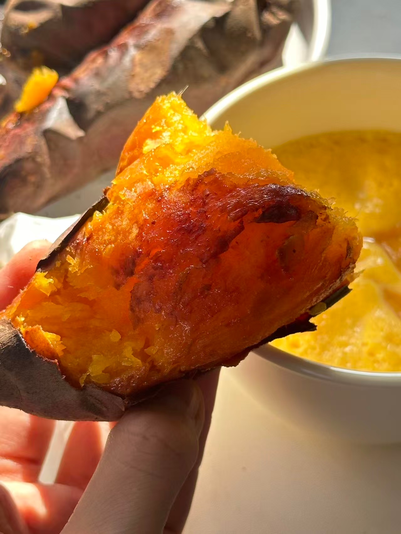 冬日 阳光 午后 宅家 烤地瓜 甄嬛传冬日的午后和烤地瓜也太配了  晒太阳 烤地