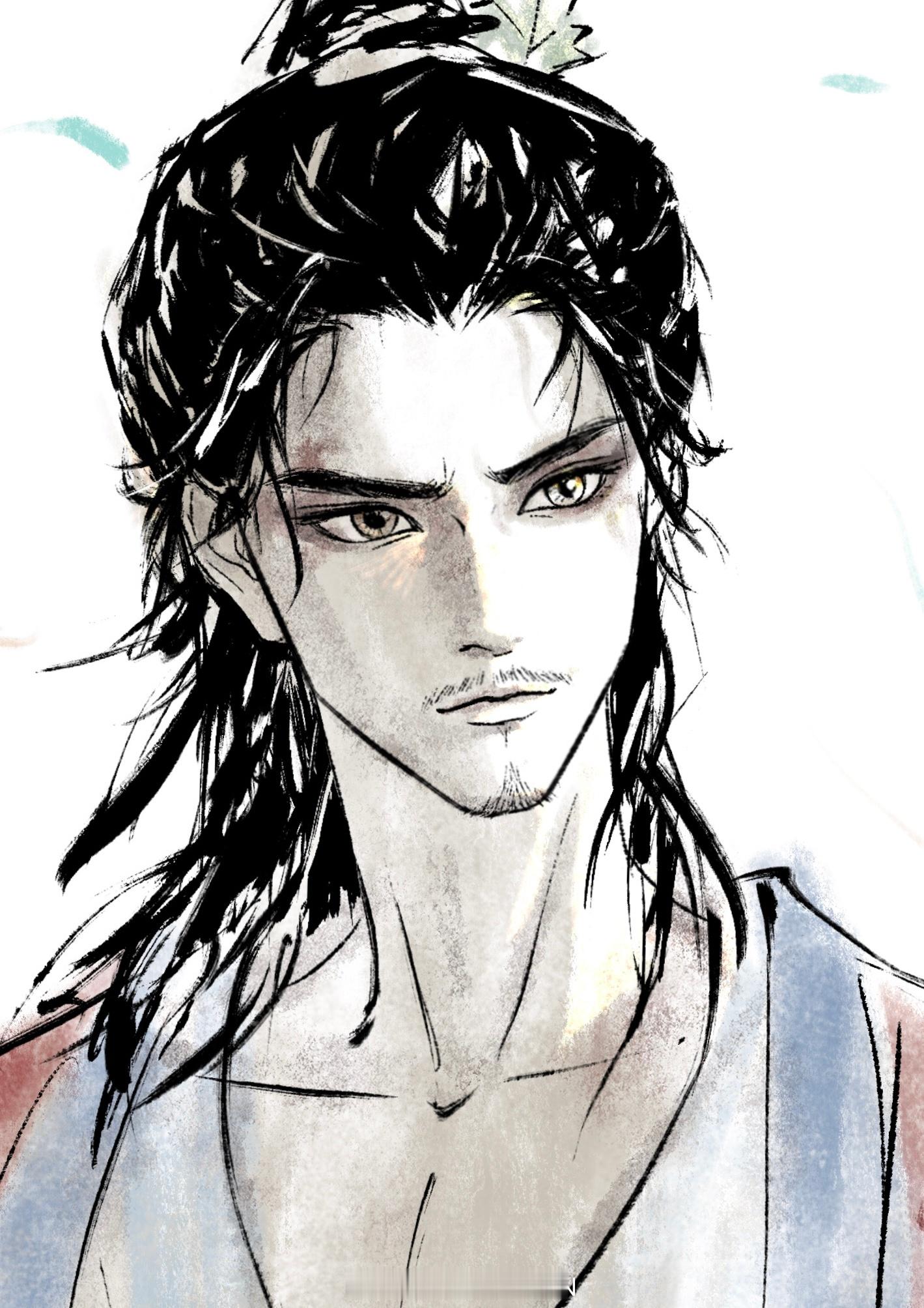 钟离权～画一下权大小姐～八仙钟离权水墨国风 ​​​