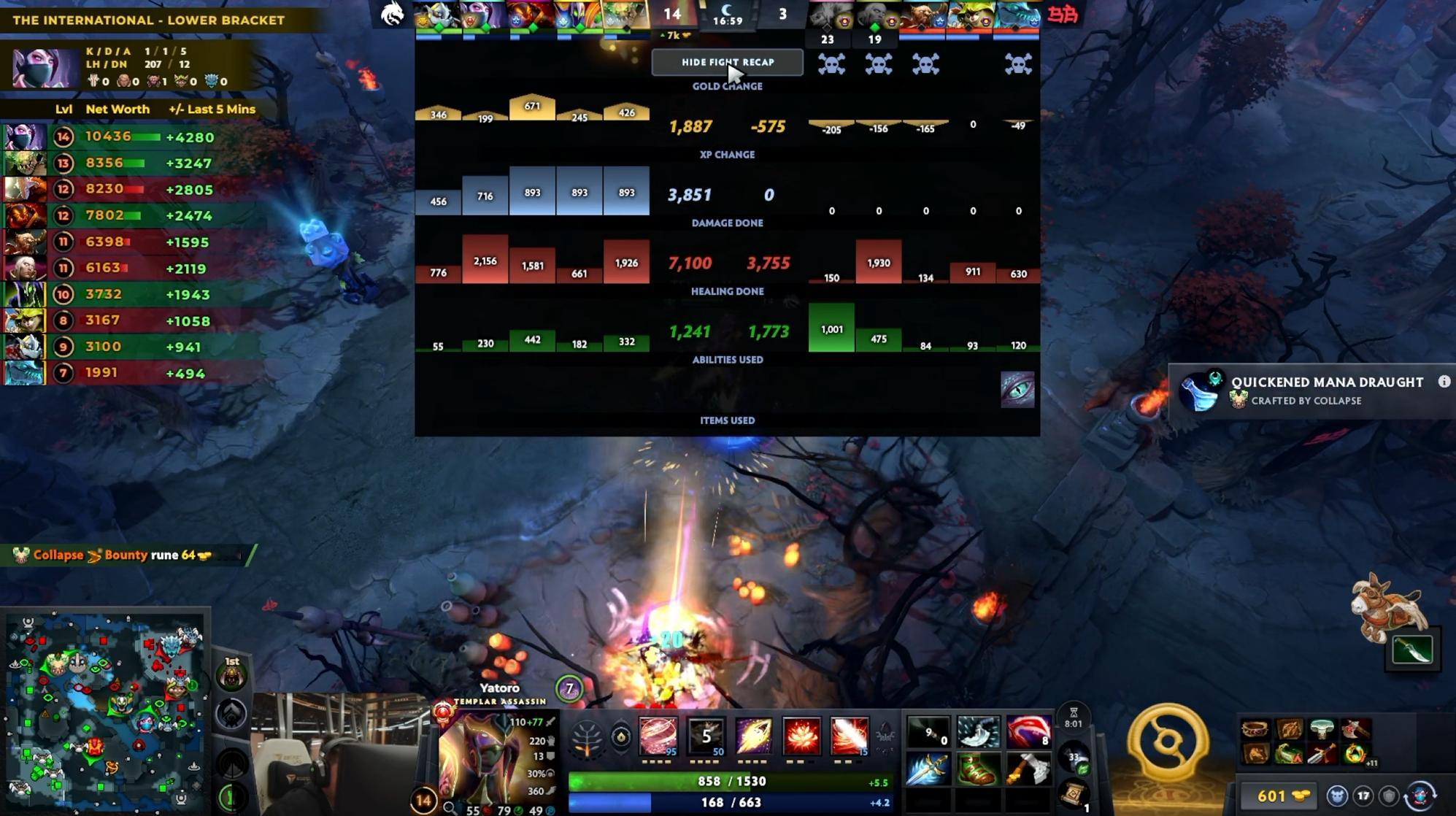 DOTA2TI15 淘汰赛败者组半决赛Spirit对阵BB战队BO3第二局，经过