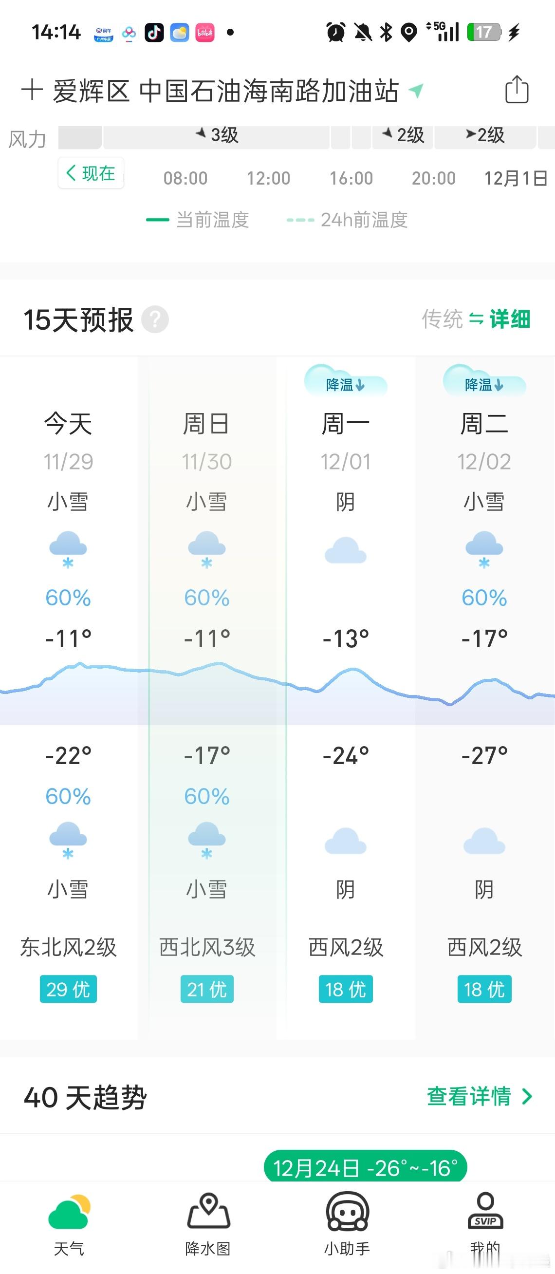 到黑河了!零下20度! 