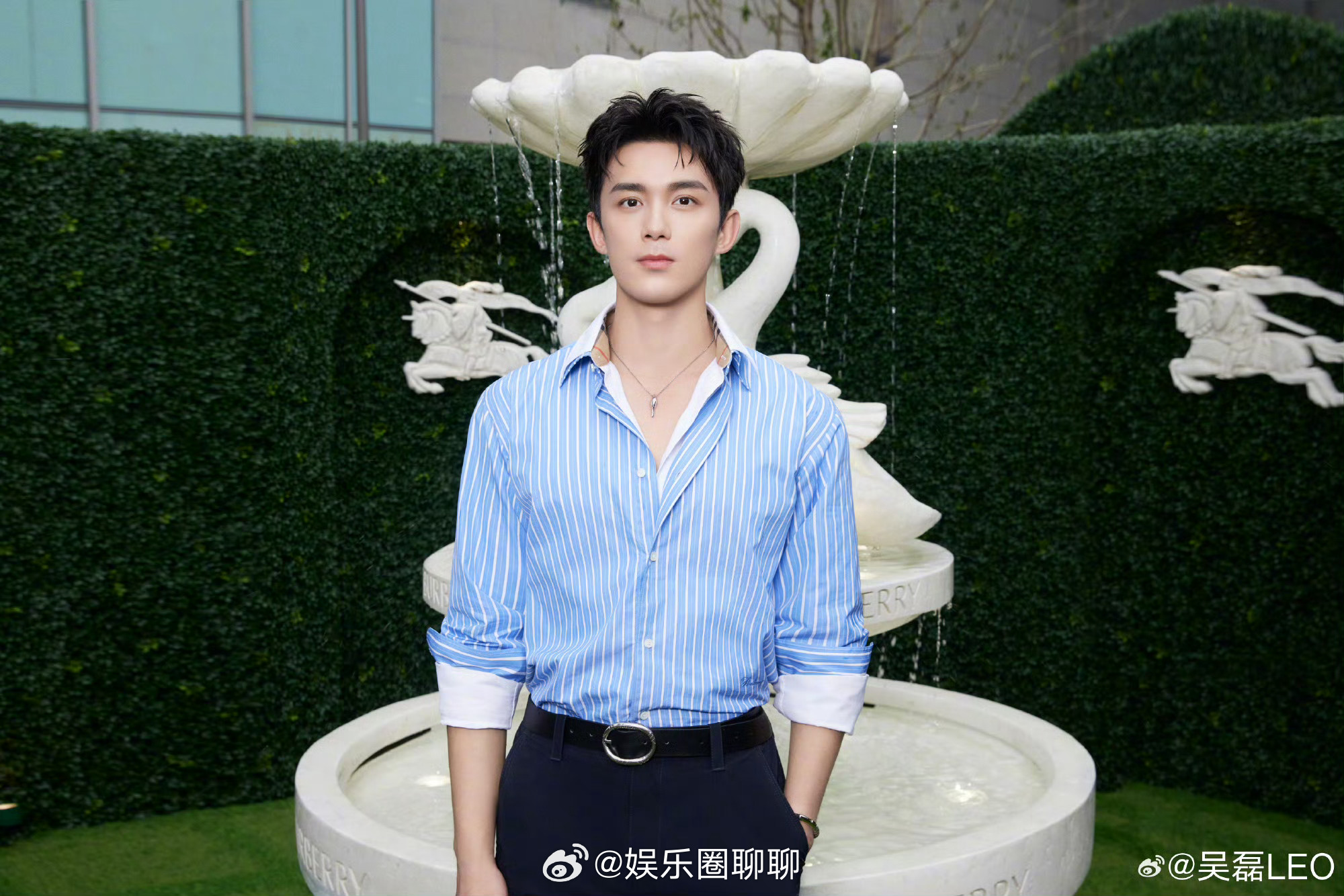 吴磊 颜值高身材好，衣服架子难怪品牌霸霸们都爱他，因为能带货所以商业价值高的实至