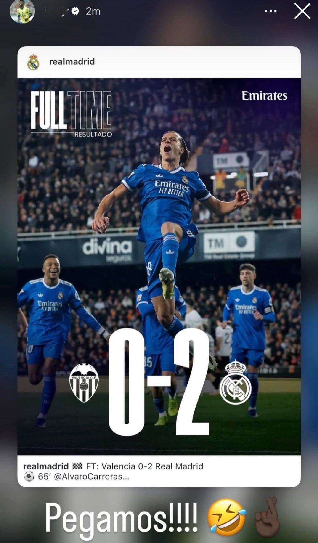 威尼修斯IG🤣西甲联赛瓦伦西亚0比2皇马