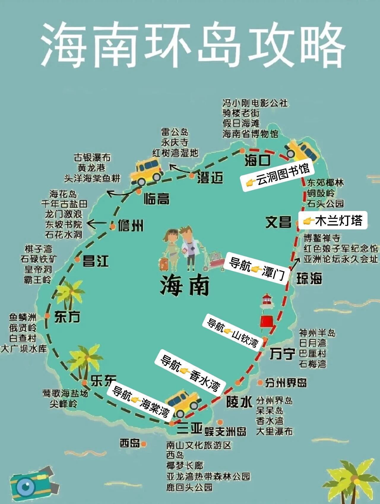 海南环岛旅游公路攻略🌴🚗|||💥海南环岛旅游公路东线开通啦，快来...