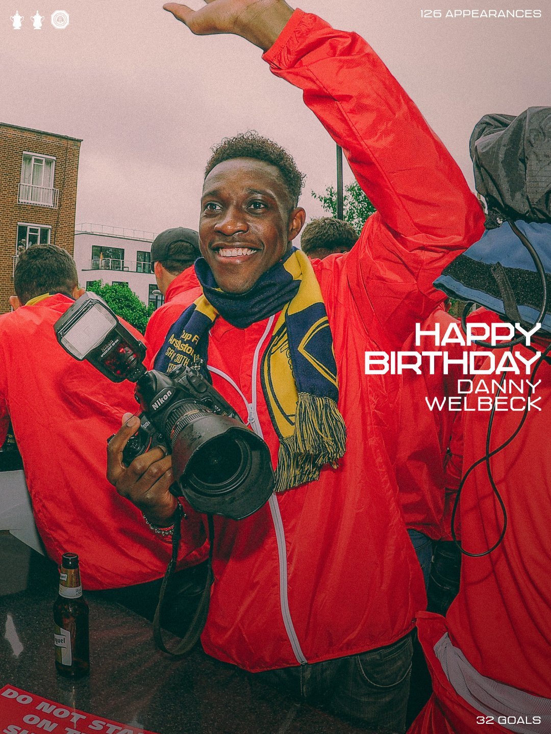 今天是维尔贝克35岁生日，祝福他枪手旧将 阿森纳 英超联赛