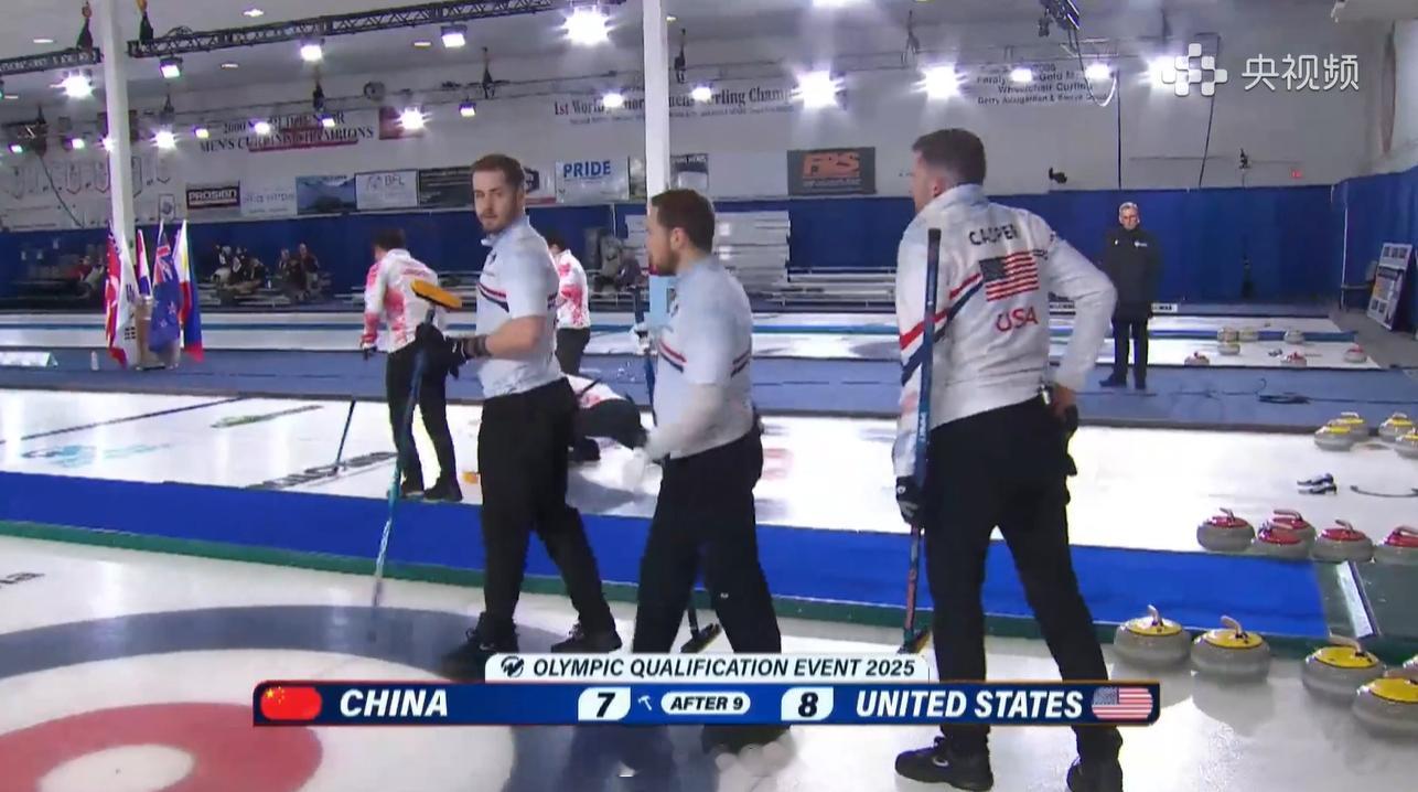 九局结束7-8落后，最后一局我们后手，需要两分啊 