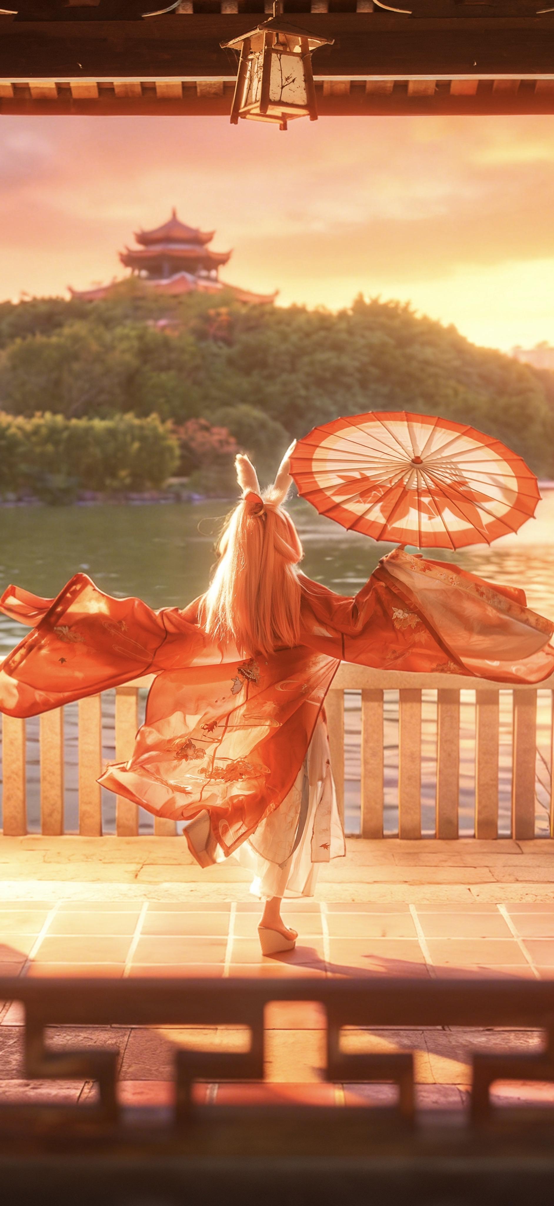 一舞剑气动四方。