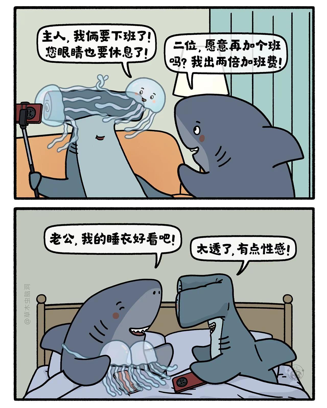 水母加班。嫦娥打工兔 第八九三集