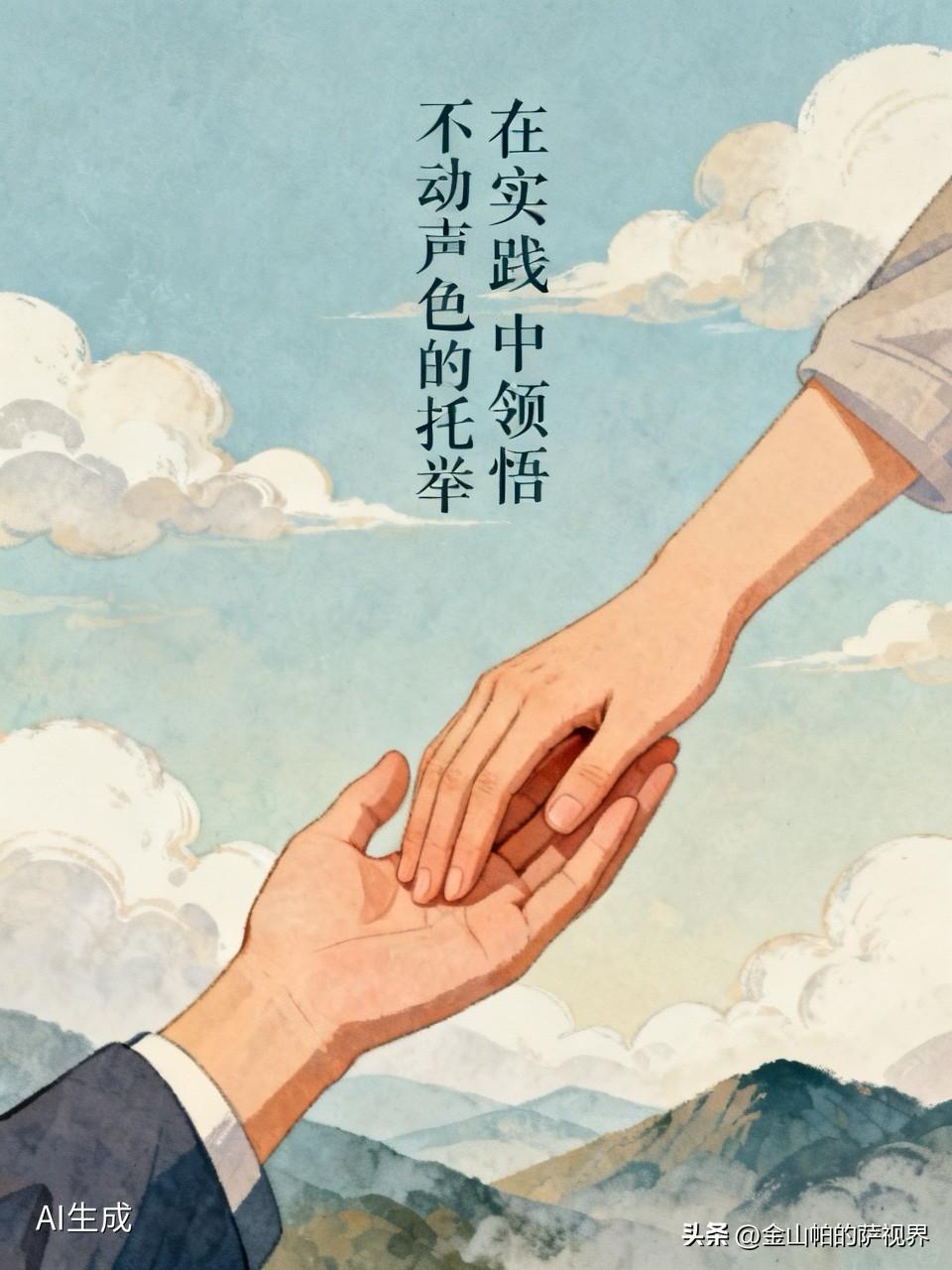 你可以仔细观察一下，在你历经的工作中，有一种培养，不是耳提面命的指导，而是不动声