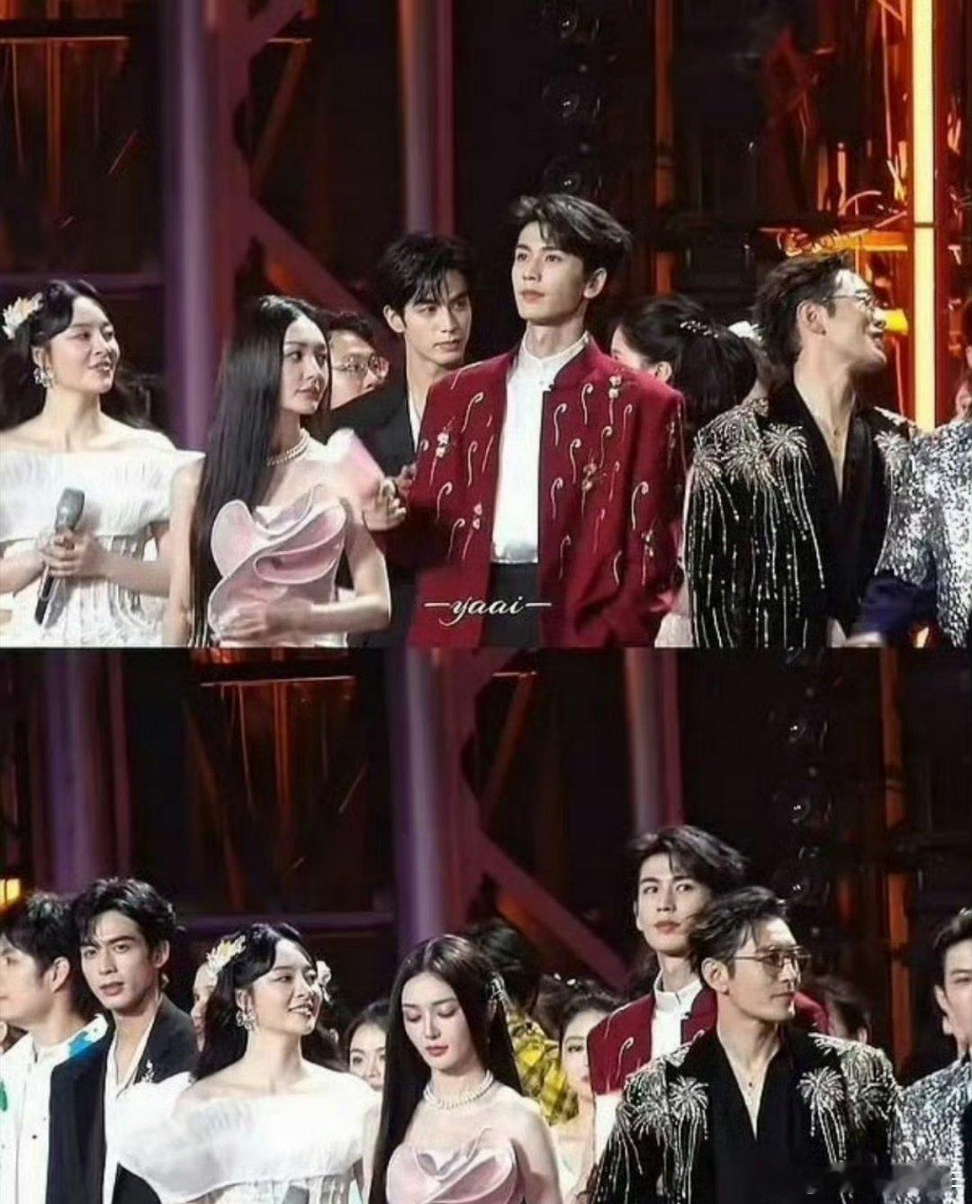 张凌赫宋威龙同框图张凌赫宋威龙同框照 考古绝美同框画面，张凌赫清冷矜贵，宋威龙俊