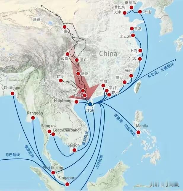 南方沿海省份都在布局大发展。
广东大湾区域经济。
广西，平陆运河。
海南封关，全
