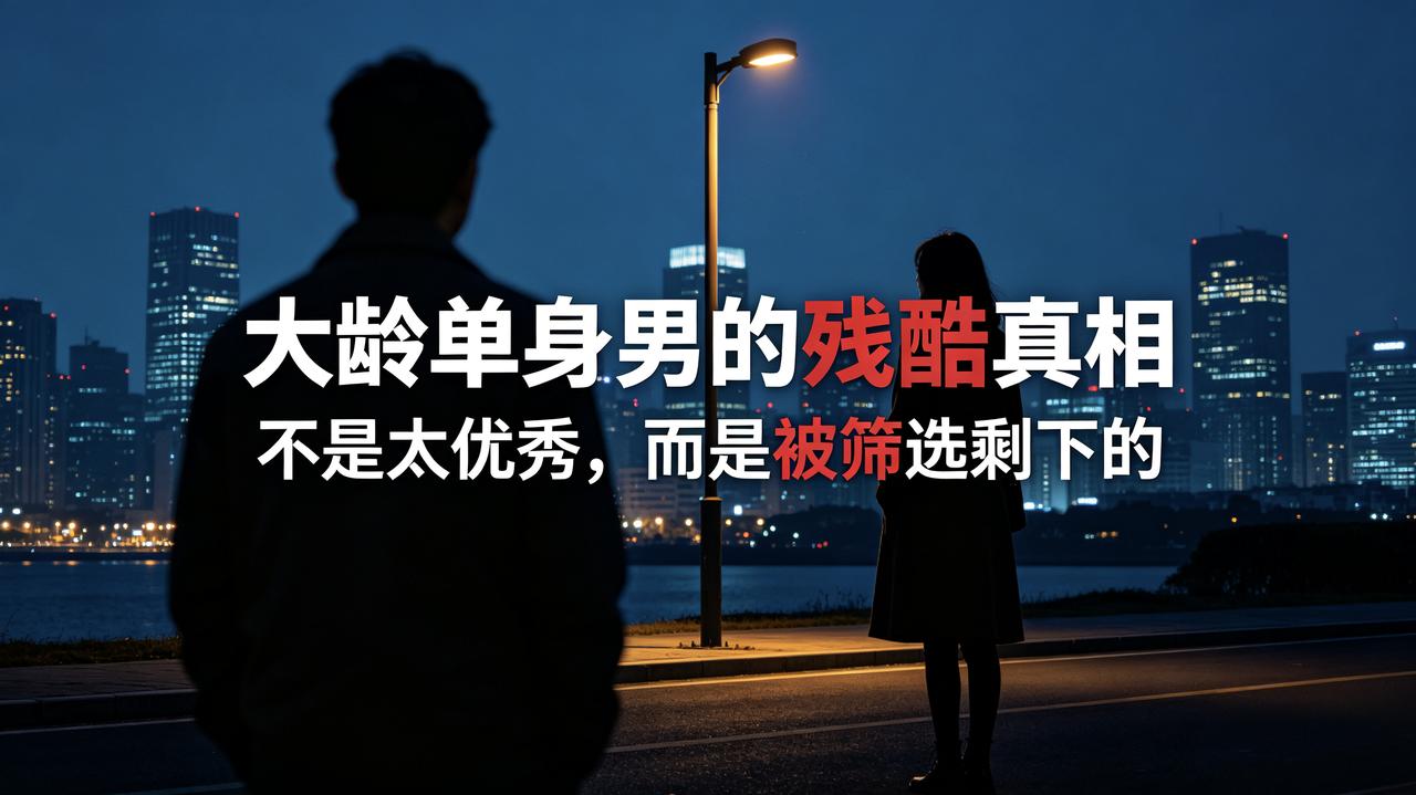 大龄单身男和离异男的残酷真相，本质都是被筛选剩下的很多女生搞不懂：35+、40岁