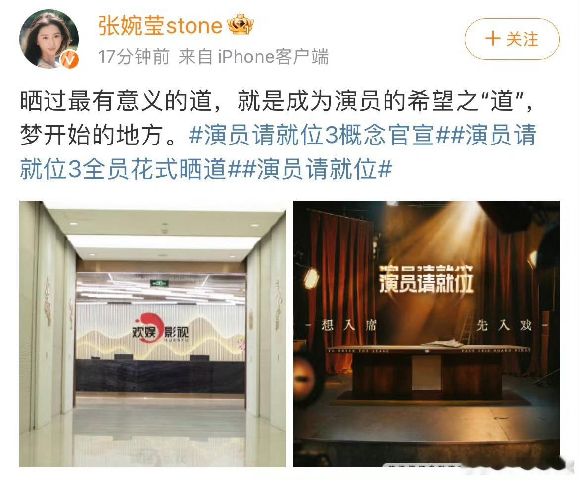 张婉莹说欢娱是梦开始的地方  欢娱是张婉莹演艺梦想的起点，在这里，她收获了成长与
