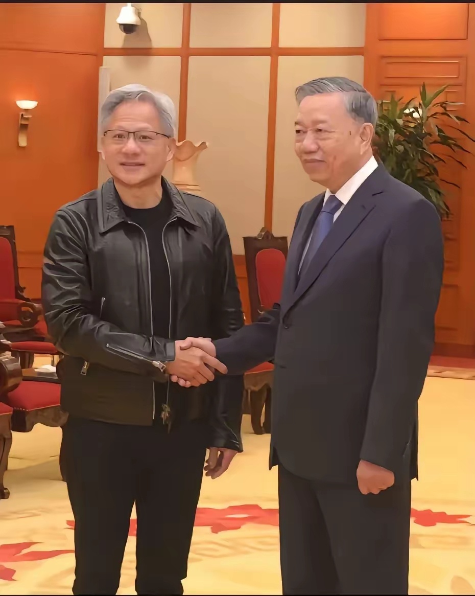 苏林会见黄仁勋希望英伟达能去越南建厂，让越南也能生产芯片，成为科技强国……这个越