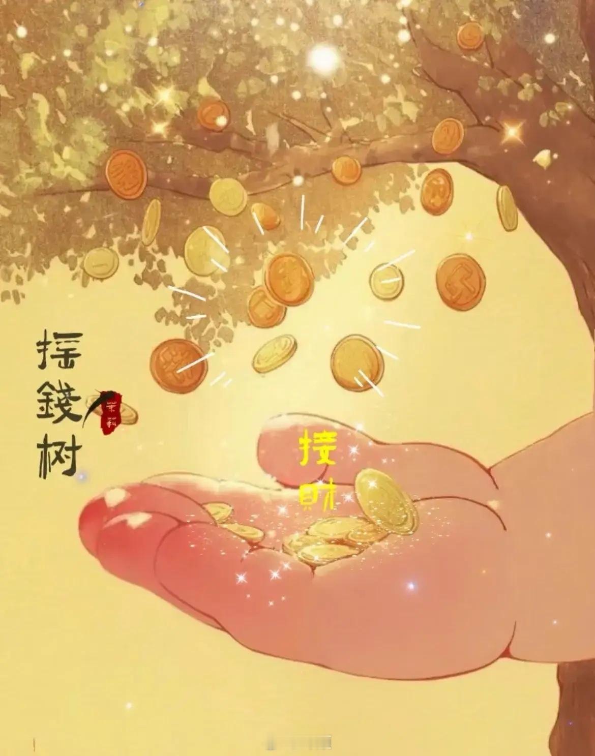五行头像：接财，财运来 