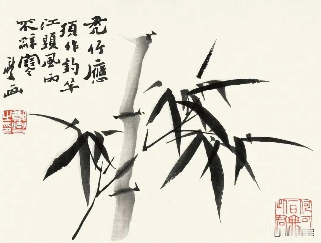郑板桥：《墨竹八册》
#国画# #书画赏评# #历代名家墨竹#
