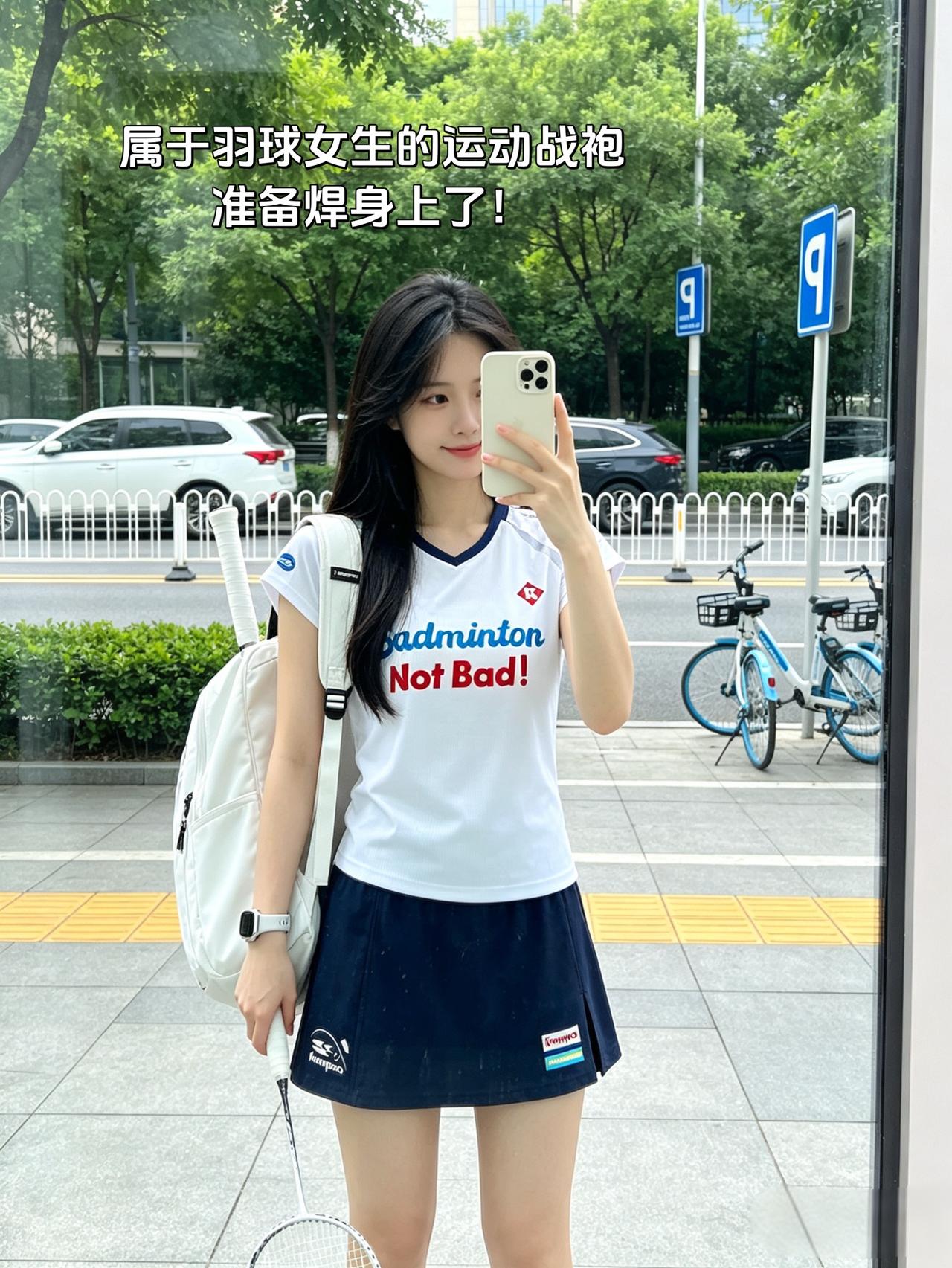 属于羽球女生的运动战袍
准备焊身上了！
