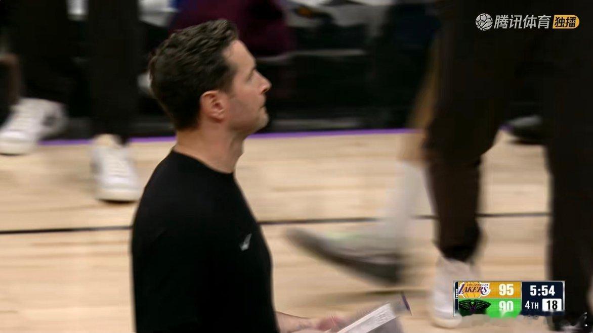 快到5分钟内了，分差5分，又要触发被动？湖人vs鹈鹕