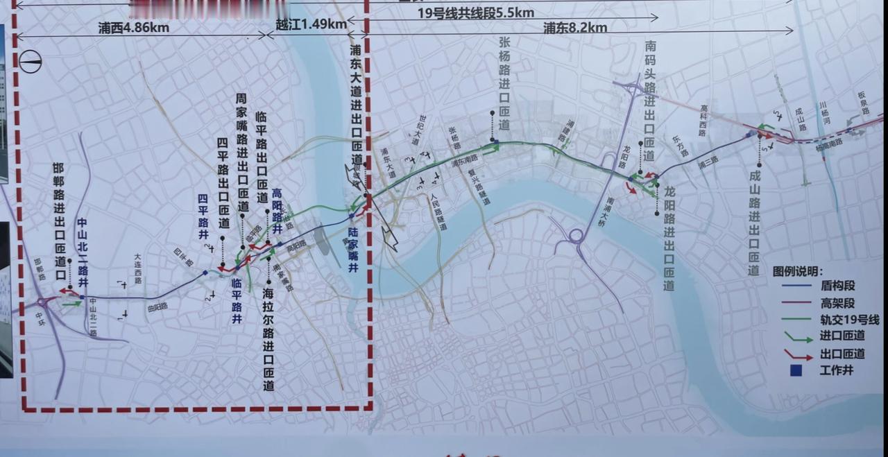 盼了20多年！上海南北大通道终于开工了，预计2034年建成，到时候，江湾到陆家嘴