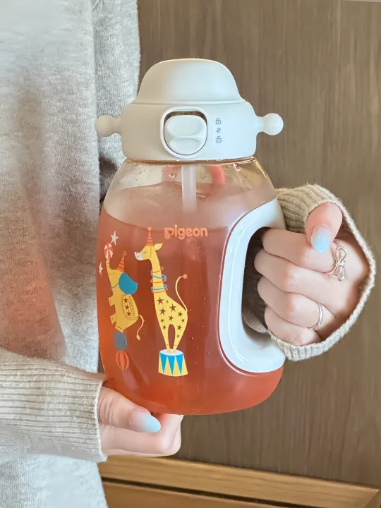 被这个大容量小吨杯萌晕💧吨吨喝水好满足