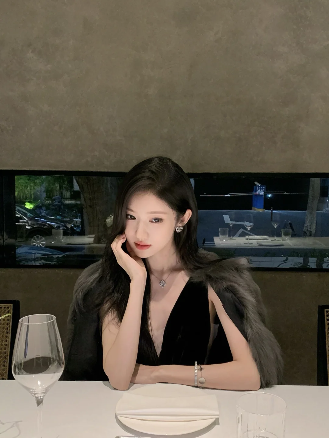 Fine dining🥯🖤🥂