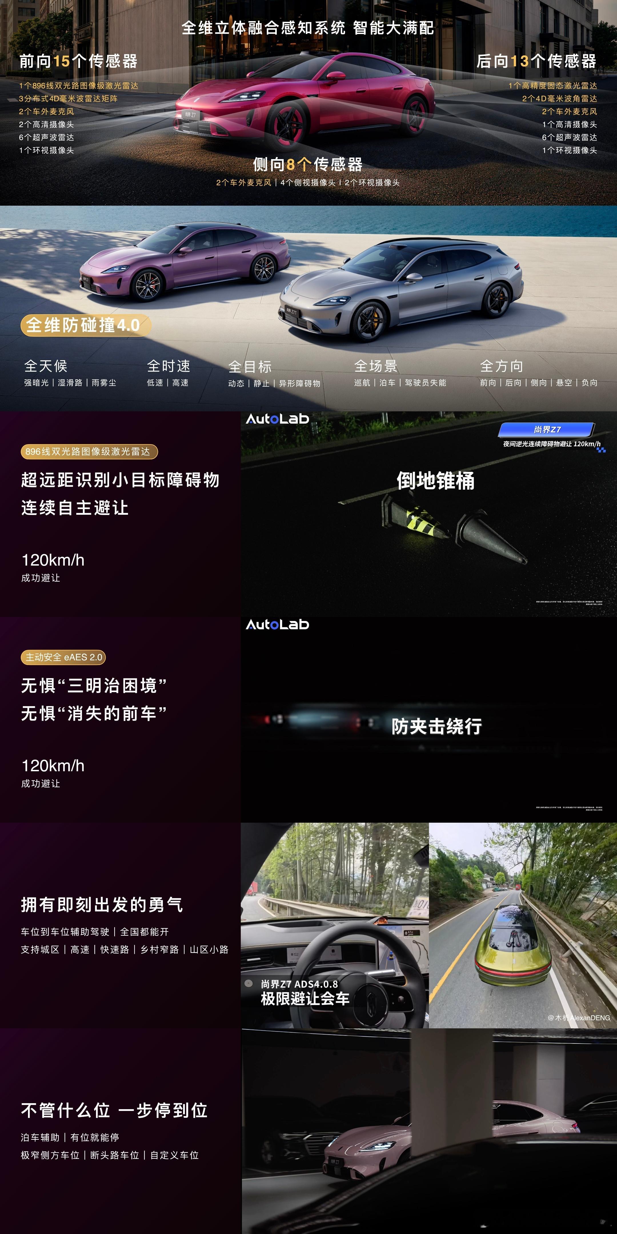 尚界Z7新一代896线激光雷达首测 新车全系搭载896线双光路图像级激光雷达，具