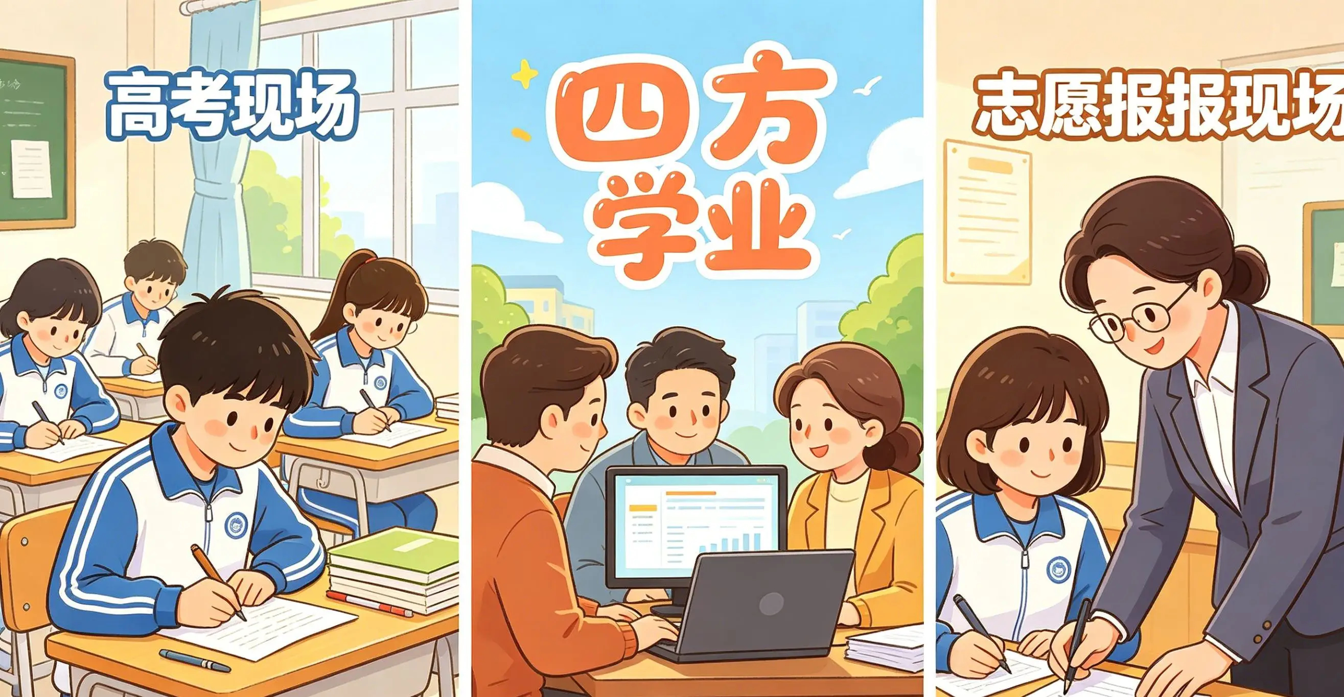 作为过来人说句实话：当年报志愿那叫一个头大，翻厚厚的志愿书、查各种分数线、对比来