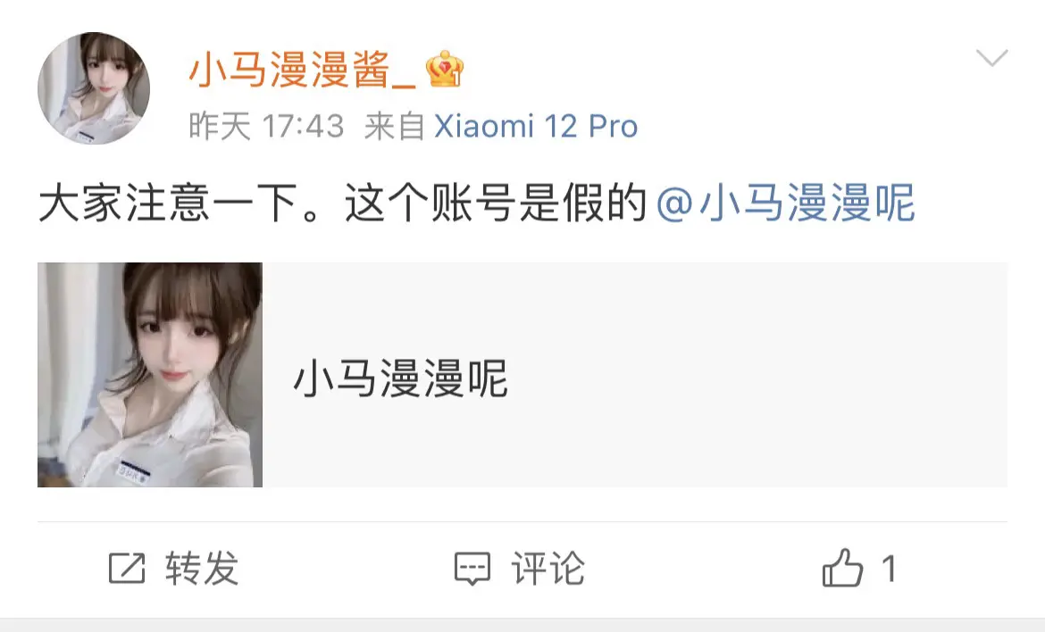 给爷整笑了 冒充我还说我是假的