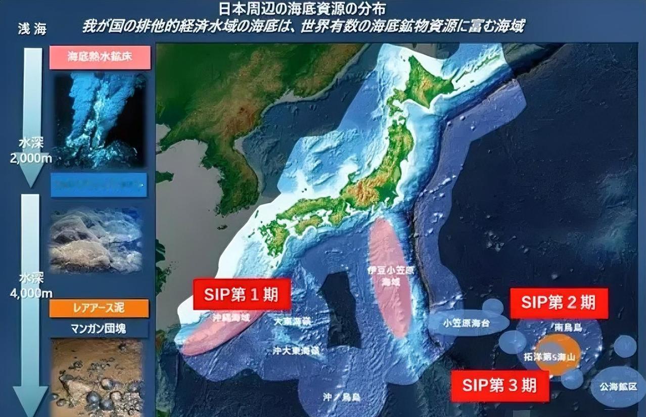 就在刚刚，日本全国上下欢呼雀跃！
 
2月2日，日本宣布成功从南鸟岛海域采掘到带