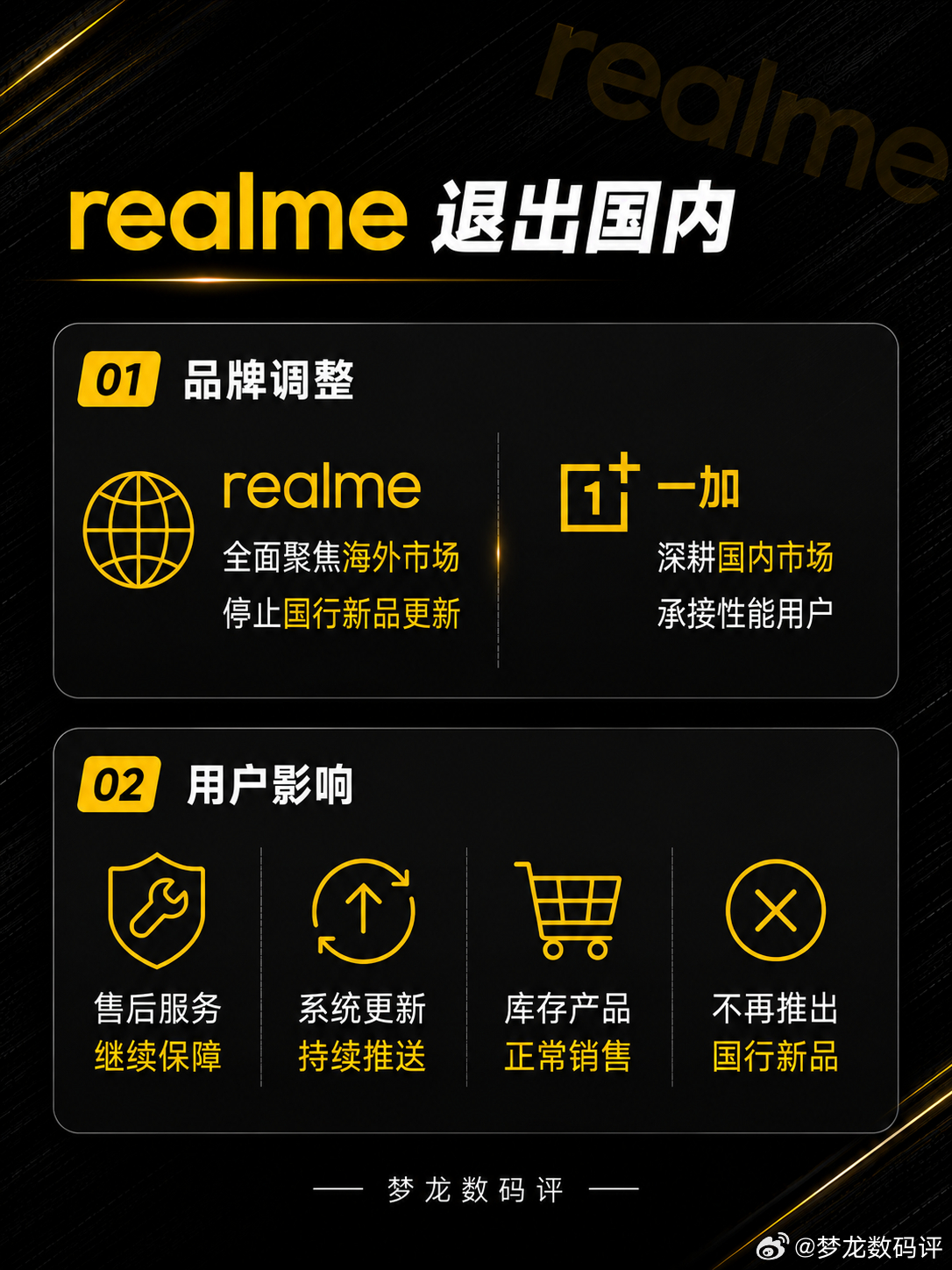 realme退出国内！真我时代结束了？realme正式宣布暂停国内新品更新，未来