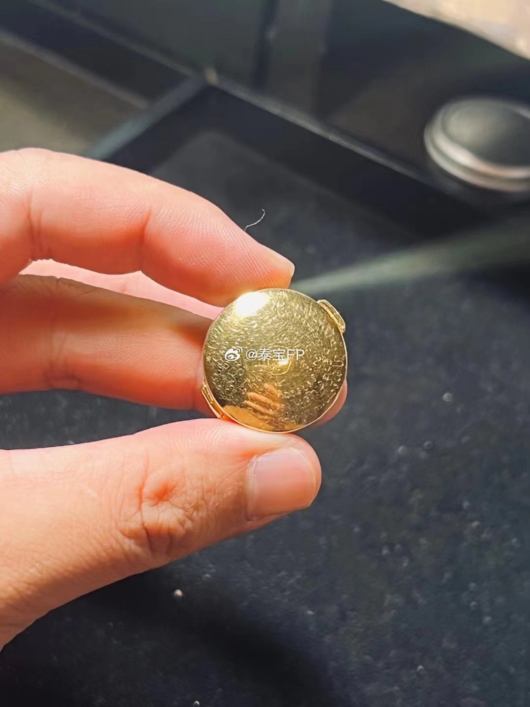 真品帕永康化腐朽为神奇 纯金外盒，纯金符管 