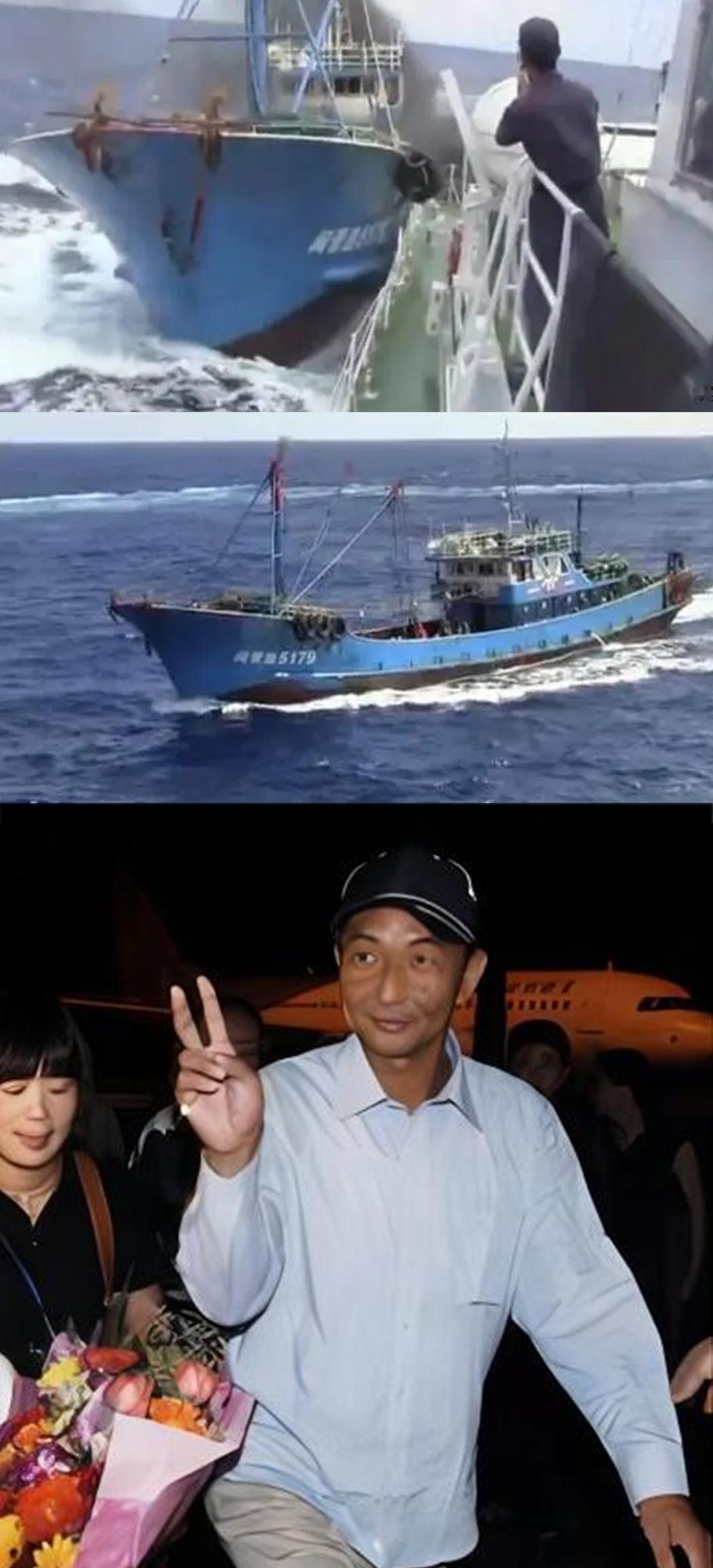 “这里是日本领海，请立即离开！”面对日本海警的威胁警告，正在我国钓鱼岛海域捕鱼的