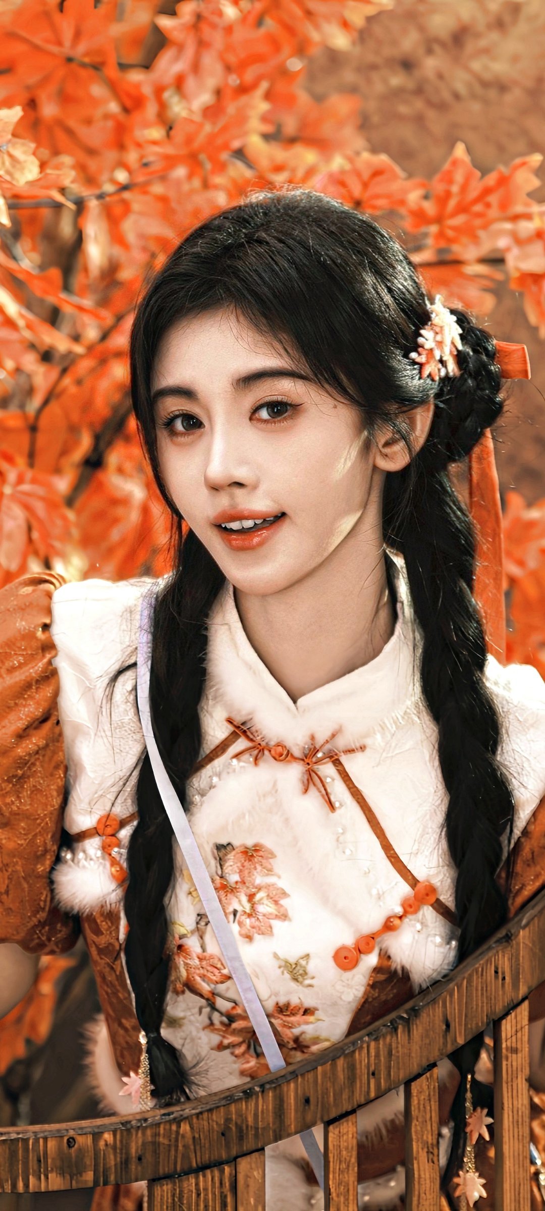 鞠婧祎超清壁纸更新🍁🧡(＊￣︶￣＊)鞠婧祎鞠婧祎壁纸鞠婧祎[超话] ​​​