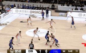 中国男篮4分钟竟然没有运动战得分！
北京时间2月22日，中国男篮与蒙古男篮的亚洲