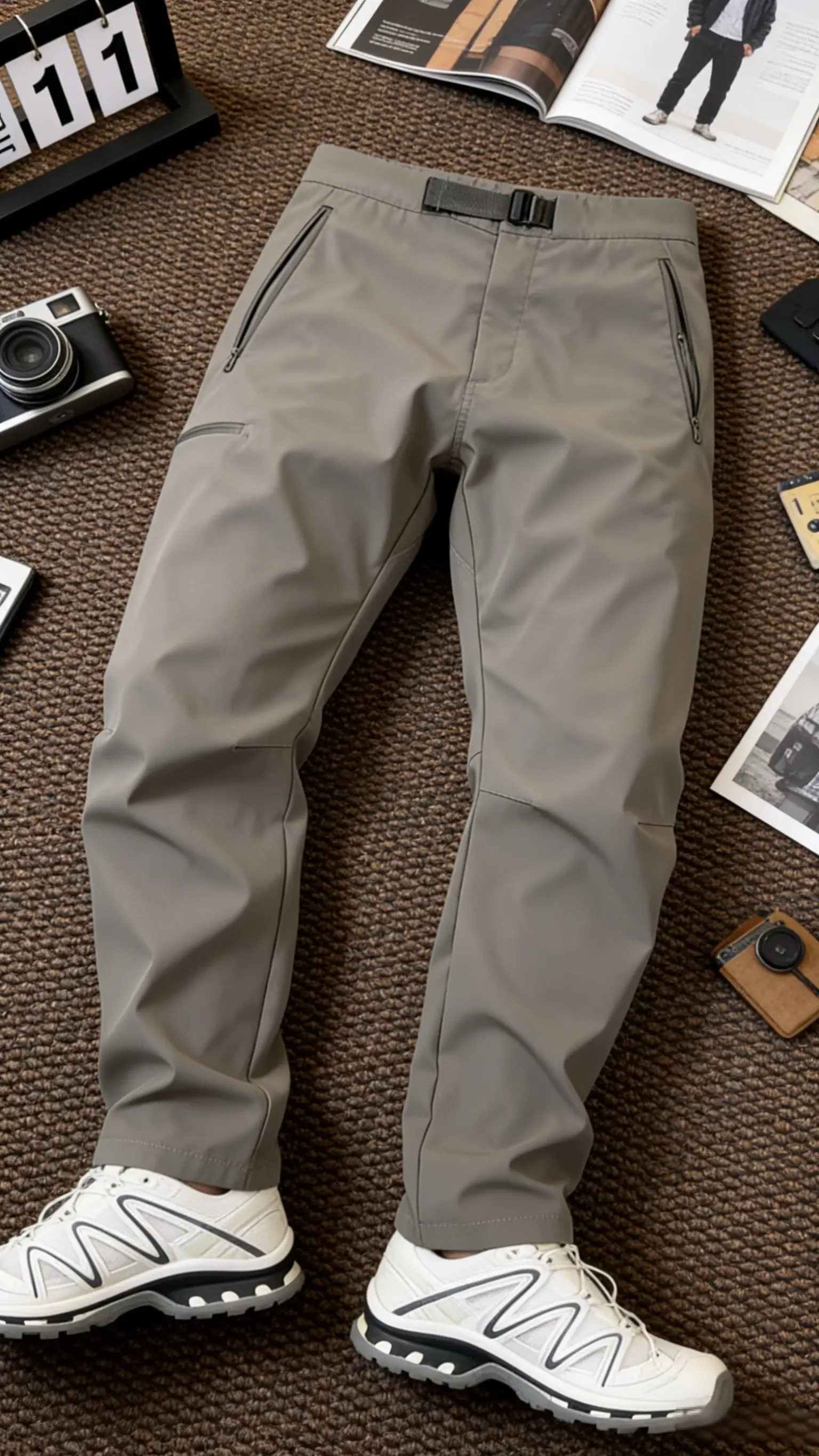 谁能拒绝这款春季新款男女经典直筒防风百搭休闲裤运动裤显瘦