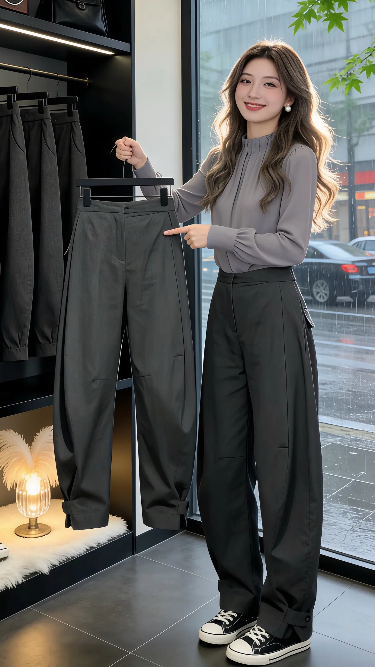 修饰腿型的裤子 这才是女生们想找的裤子吧 百搭神裤人手一条 一眼就爱上...