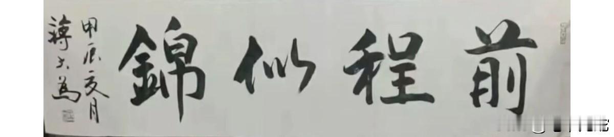 蒋大为老师的书法，你看如何