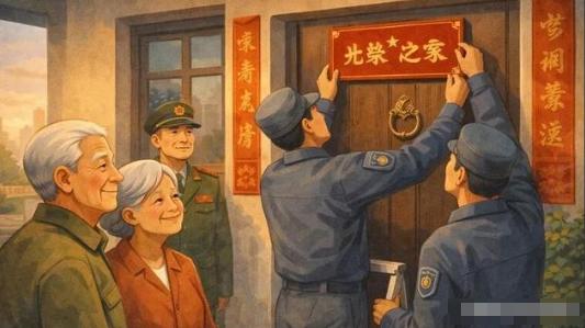 退役军人事务部突然宣布了。近期，退役军人事务部在全国范围内再次把“光荣之家”悬挂