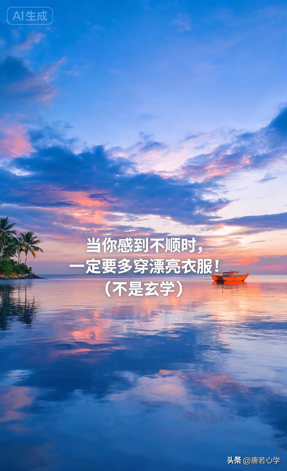 当你感到不顺时，一定要多穿漂亮衣服！（不是玄学）。

《黄帝内经》有言："上古之